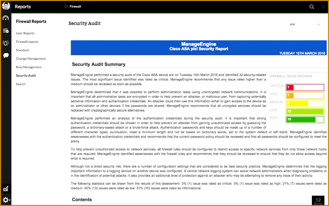 Firewall Security Audit and Configuration Analysis Report 8371339