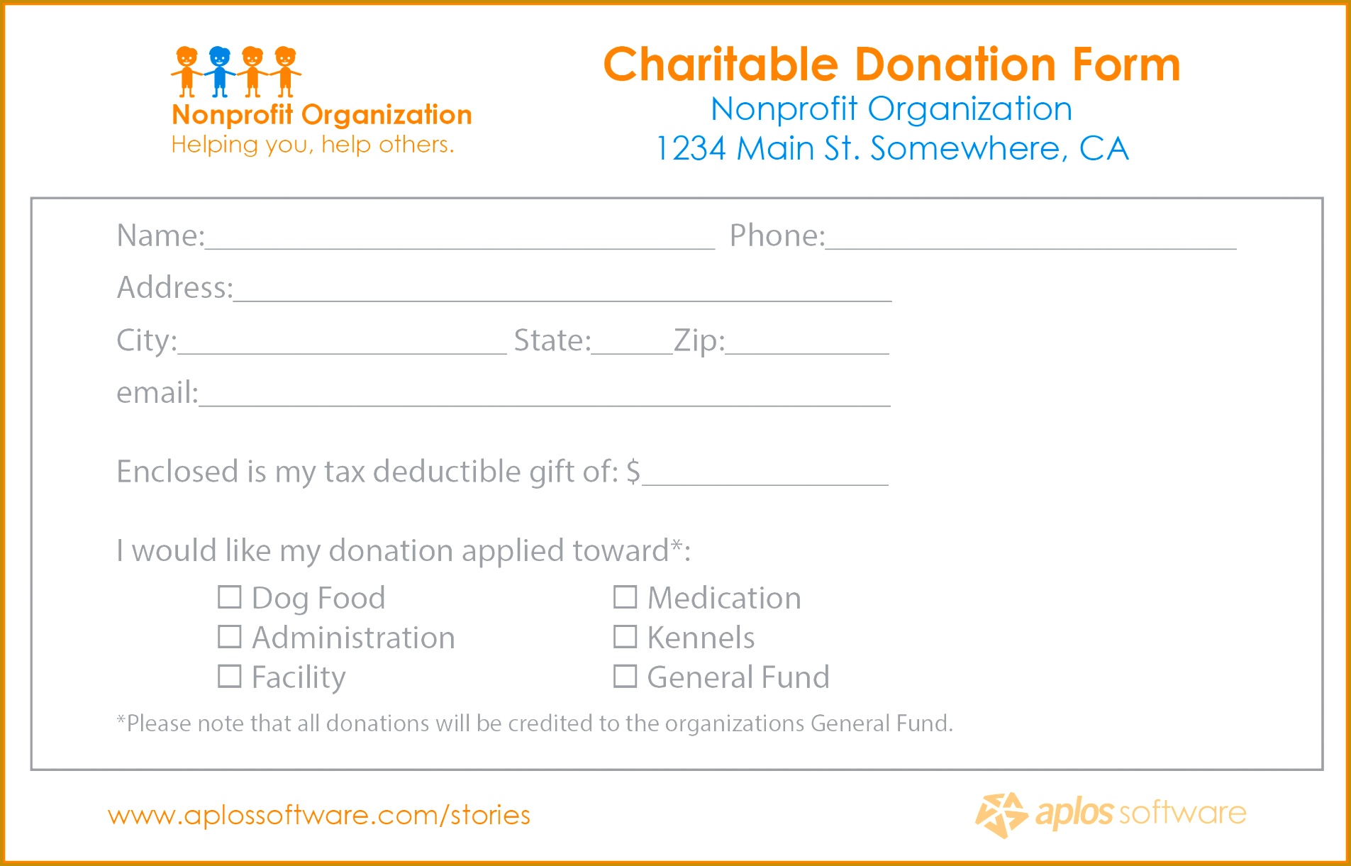 11 donation form template 12211905