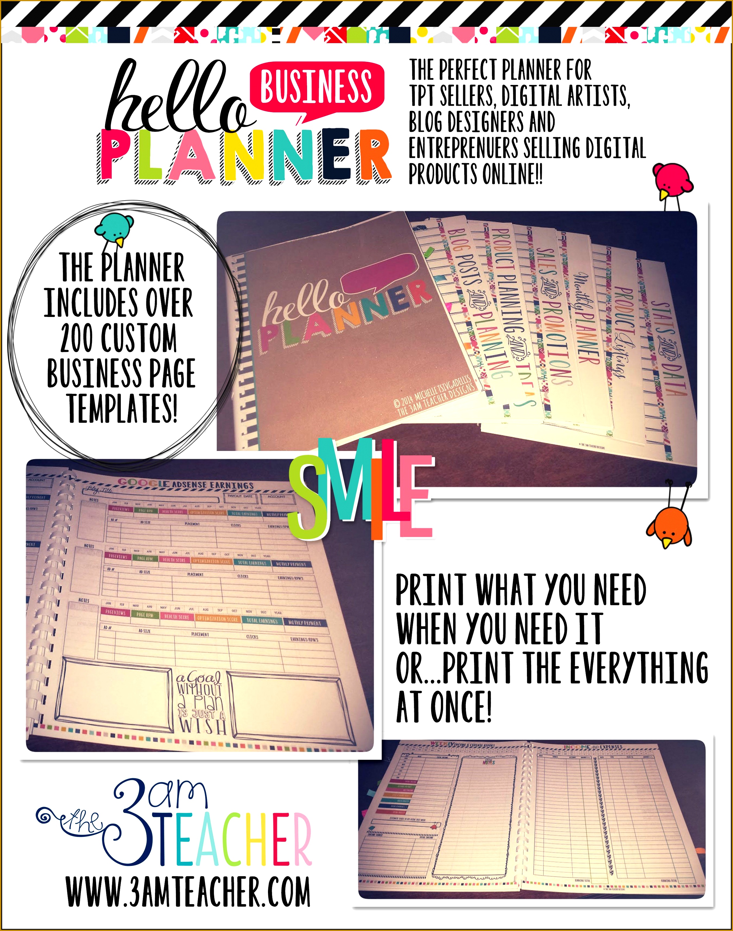 The Hello Business Planner is Finally HERE It includes over 200 custom business templates 25113190