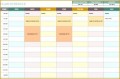 3 Editable Weekly Schedule Sample