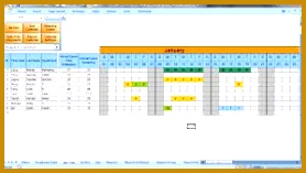 holiday calendar template Anual Leave Planner Template Manage Staff Leave with this Excel 157278