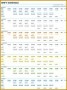 4 Employee Weekly Schedule Template