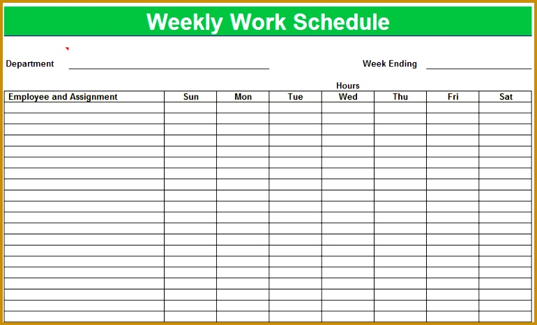 blank printable weekly schedule template blank printable weekly schedules 466770