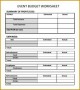 5 event Planning Expense List