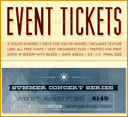 ticket design templates 539495