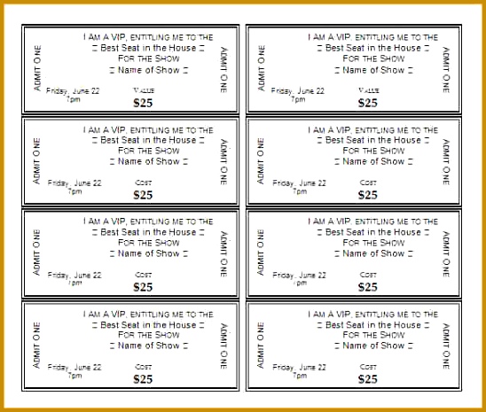 event ticket template 465548