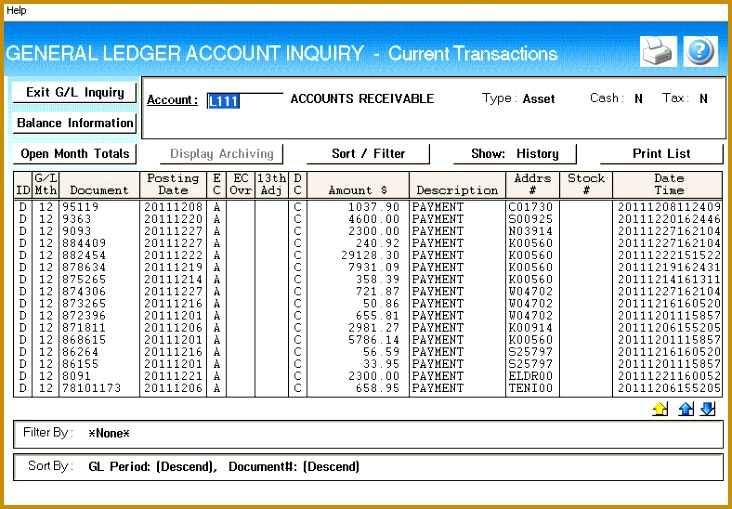 general ledger template 1254 509732