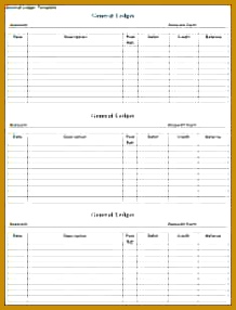 8 general ledger account template excel 218286