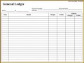 5 Excel General Ledger Templates