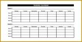 6 Excel Workout Template