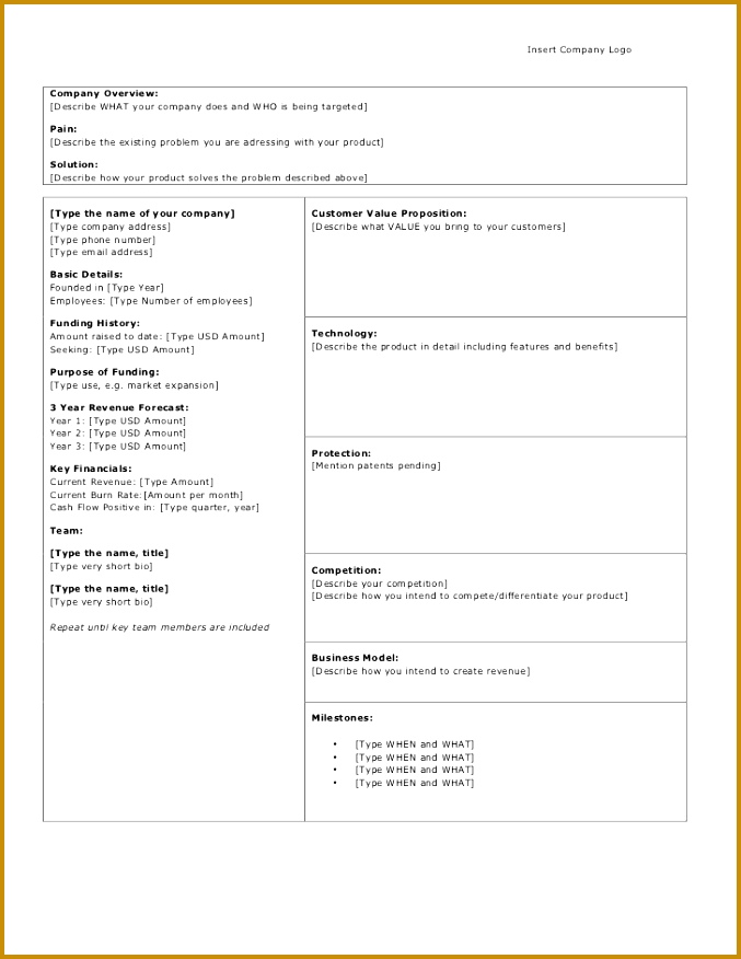 executive summary template 876677