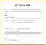 5 Fax Cover Sheet Template