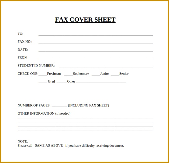 sample modern fax cover sheet 525544