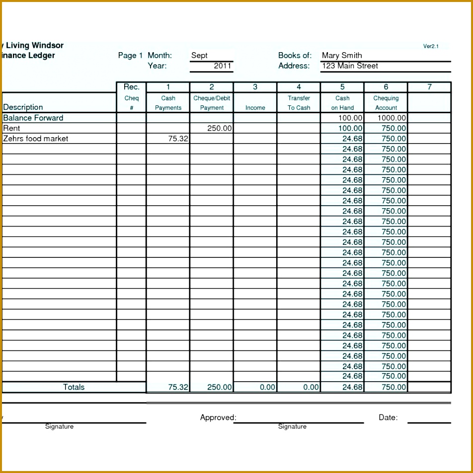 general ledger template excel 2007 952952
