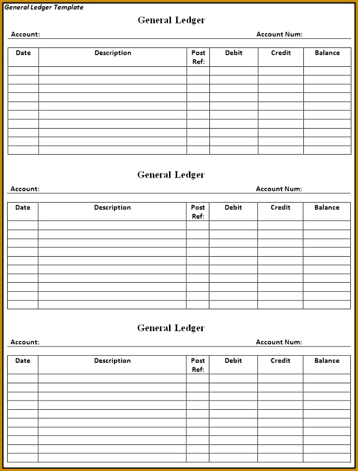 7 financial ledger template 923701