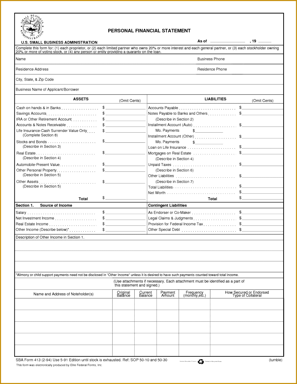 sample balance sheet and in e statement of a restaurant with business financial statement template pdf 15341185