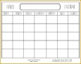 7 Fitness Calendar Template