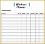 5 Fitness Plan Template