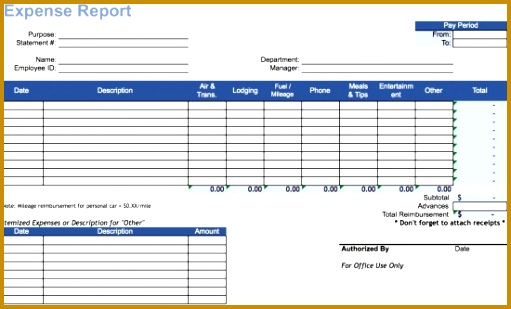 Download Travel Expense Report Template Excel PDF RTF kkauh travel report expense template excel 511309