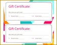 4 Gift Voucher Template
