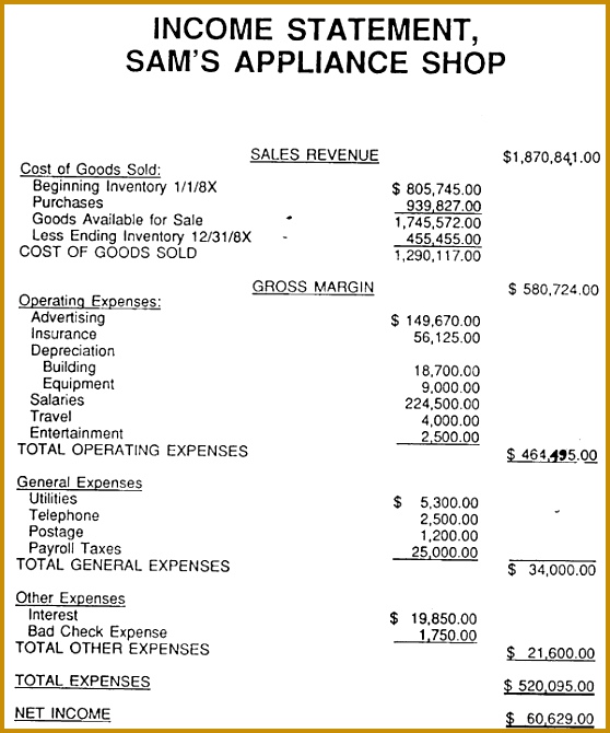 sample of an in e statement in e statement sample in esams 670558