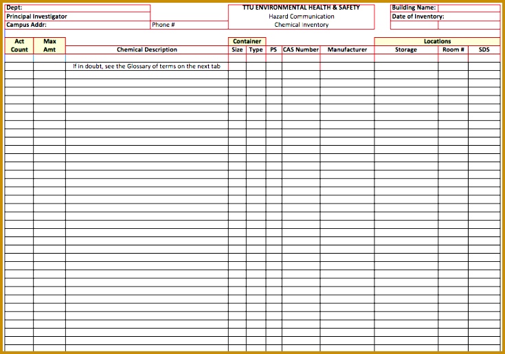 8 inventory spreadsheet templates by 735515