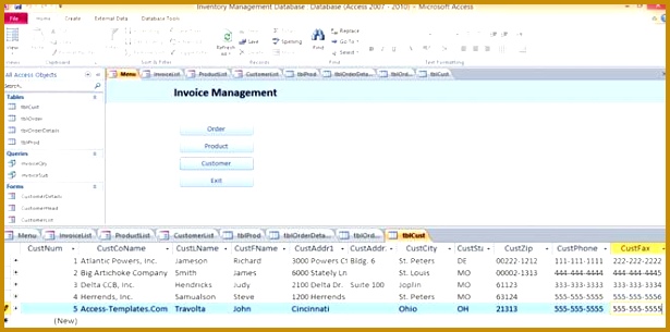 Access Database Inventory Management Templates For Microsoft mcsgc Access Database Inventory Management Templates 305615