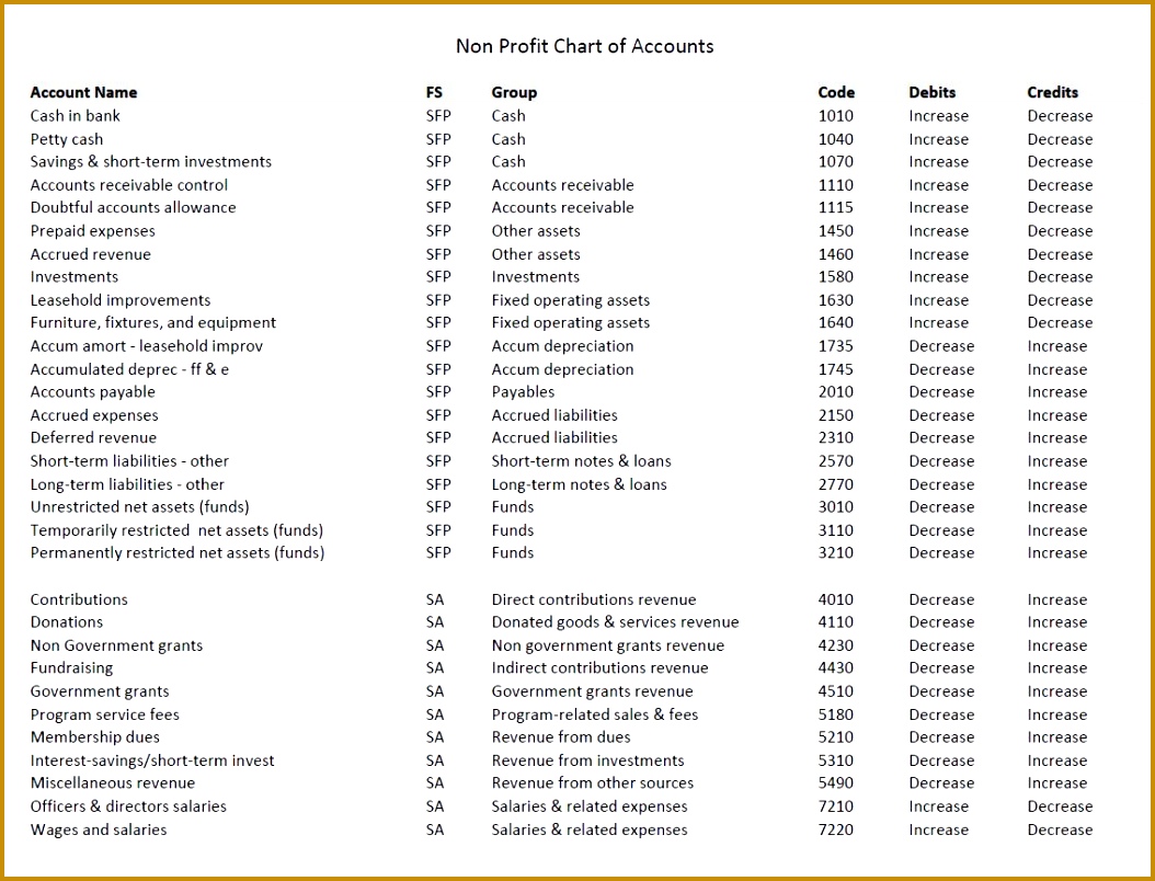 nonprofit chart of accounts template v 1 0 01 8041054