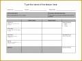 7 Lesson Plan Template