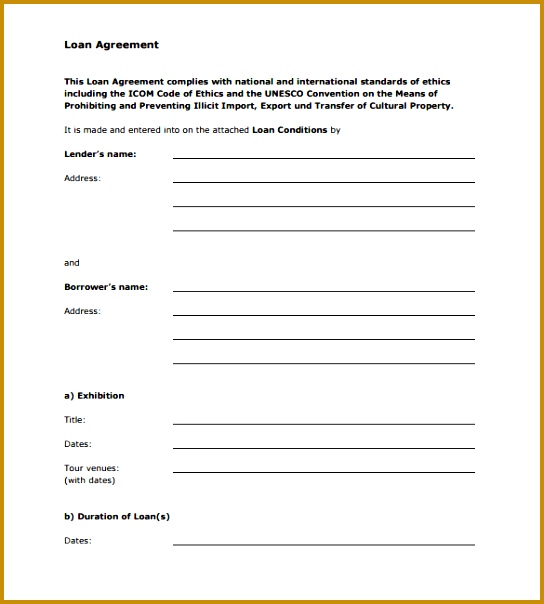 loan agreement template 544604