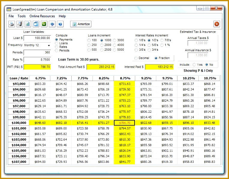 loan calculations excel 764597