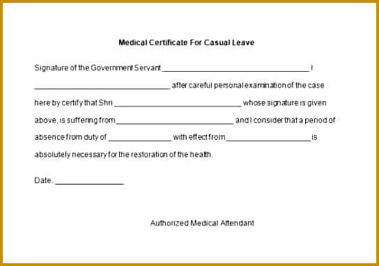 Medical Certificate For Casual Leave min 382544