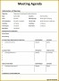 3 Meeting Agenda format