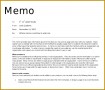 3 Memo Template
