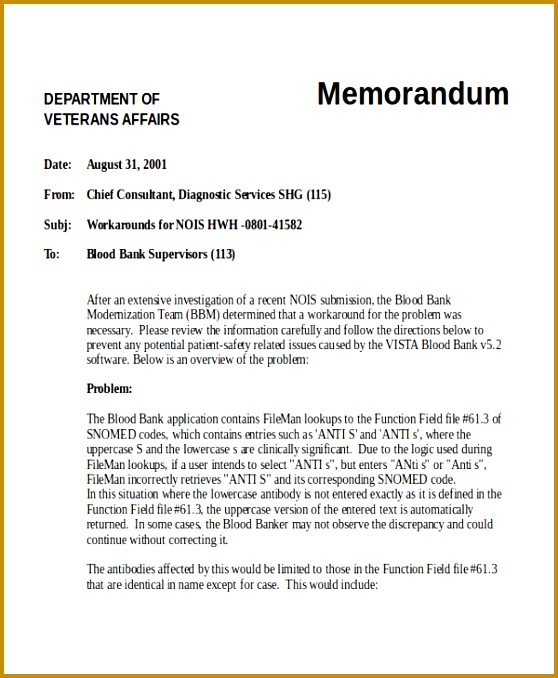 memo templates 678558