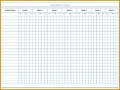 9 Monthly attendance Excel Template