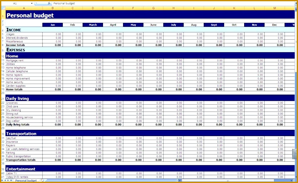 Household Bud Spreadsheet Template Free Free Template For Bud Spreadsheet Home Bud Spreadsheet Template Excel Bud 584952