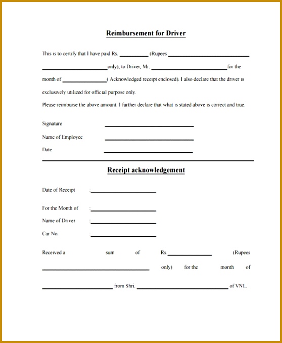 Expense Receipt Templates 8 Free Sample Example Format Reimbursement Expense Receipt Sample 678558