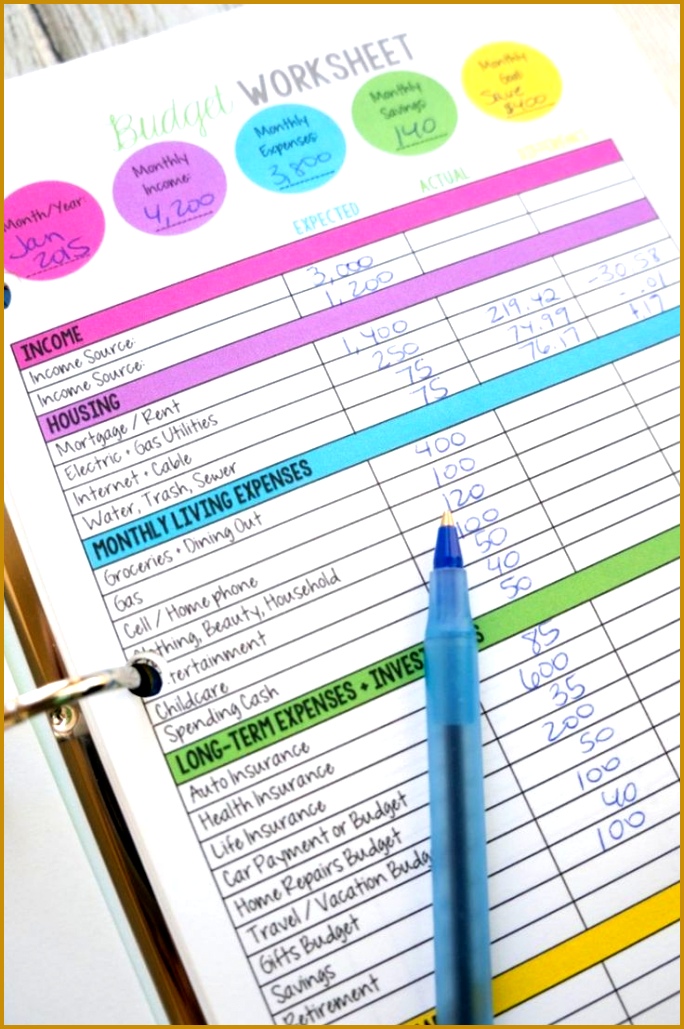 Family Bud Worksheet 6841029