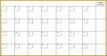 3 Monthly Fitness Calendar Template