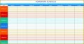 3 Monthly Homework Schedule Template