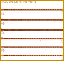 You can use a Employee Absence Tracking Excel Template to track vacation and sick time Get the tracking template for free right here 208219