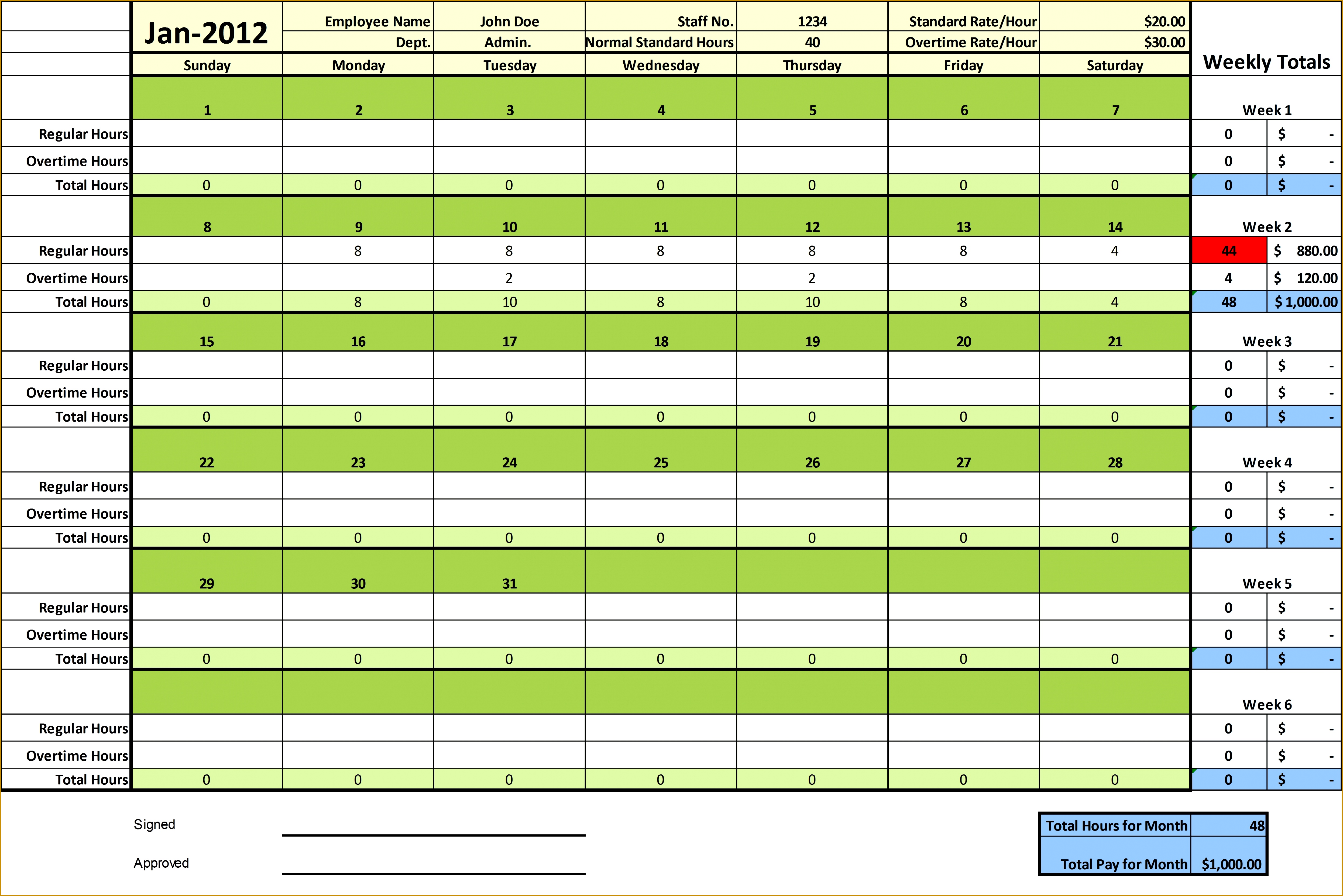 time spreadsheet in excel 33244981