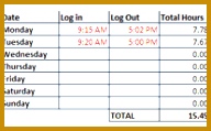 Excel Monthly Timesheet with Sick and Vacation Hours · Excel Night shift Timesheet 119192