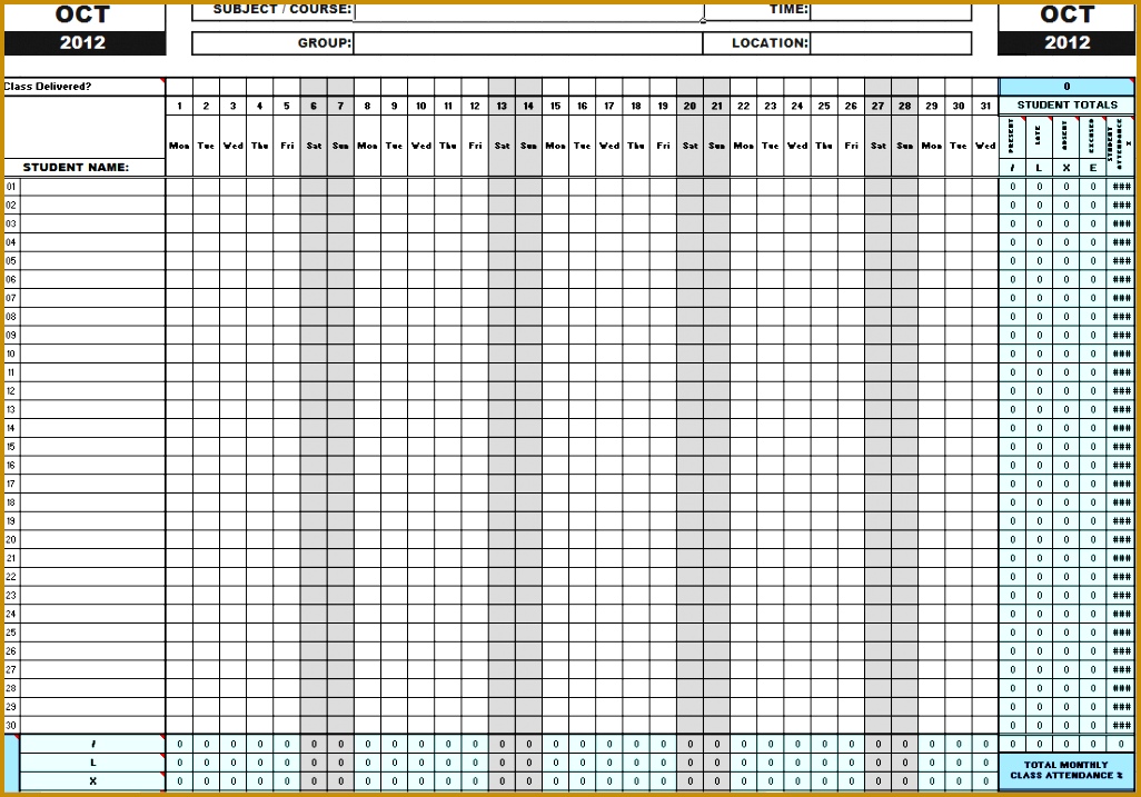 10 best images of employee attendance sheet employee attendance 7171026