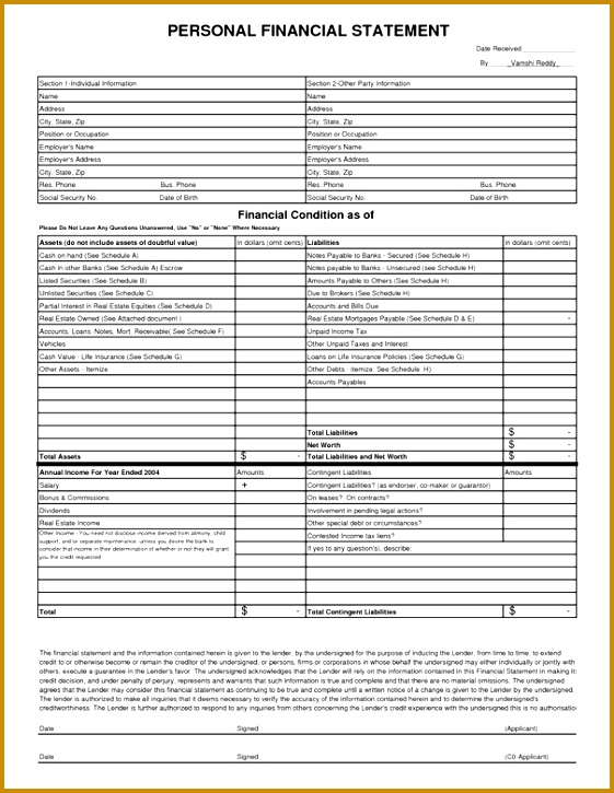 In e Report Template In e Statement Example Excel 725561