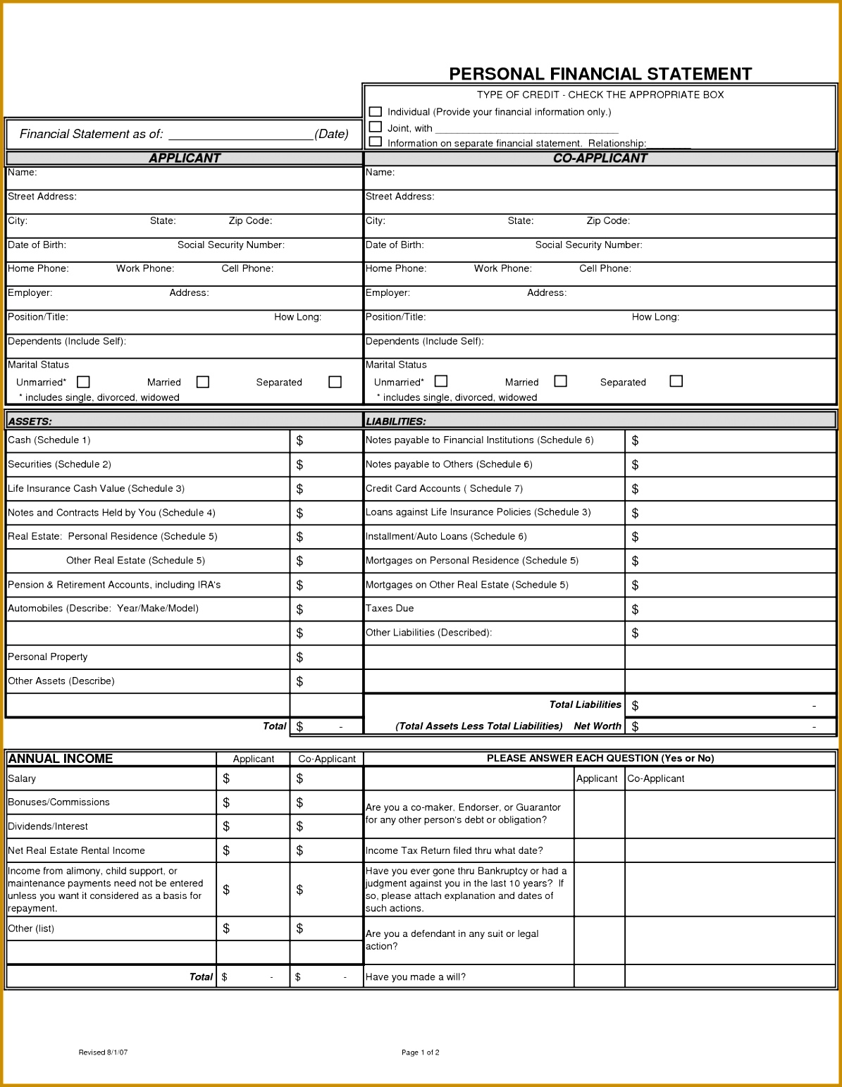 printable personal financial statement formintable personal financial statement formrsonal financial statement hilddpvt 15431195