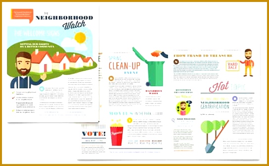 Homeowners Association Newsletter Template min 544337