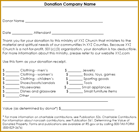 non profit donation receipt template template design 536508
