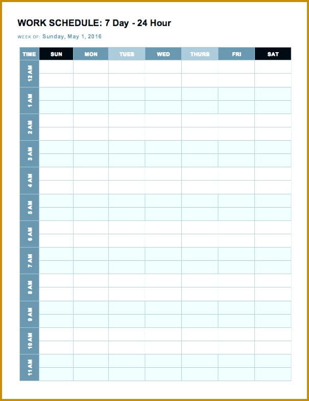 Temp WeeklySchedule Download Weekly Schedule Template 605784